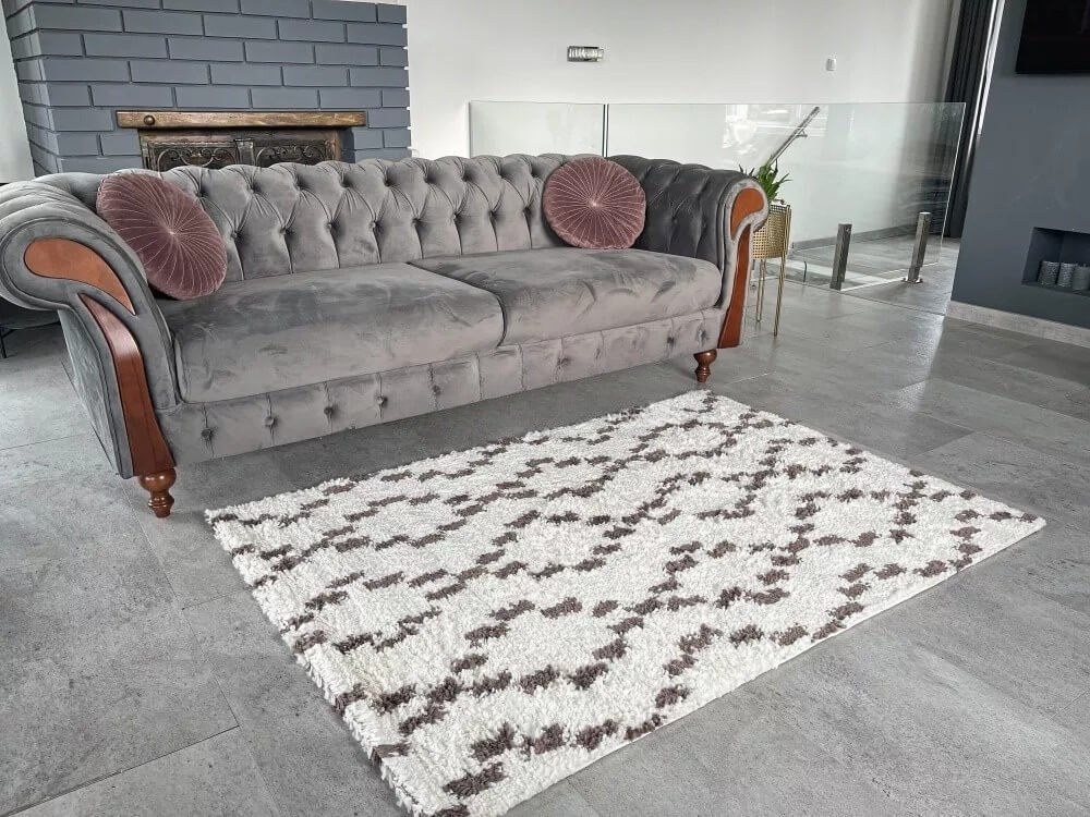 Puha Fehér-Barna Buda Szőnyeg 087 - Image 2