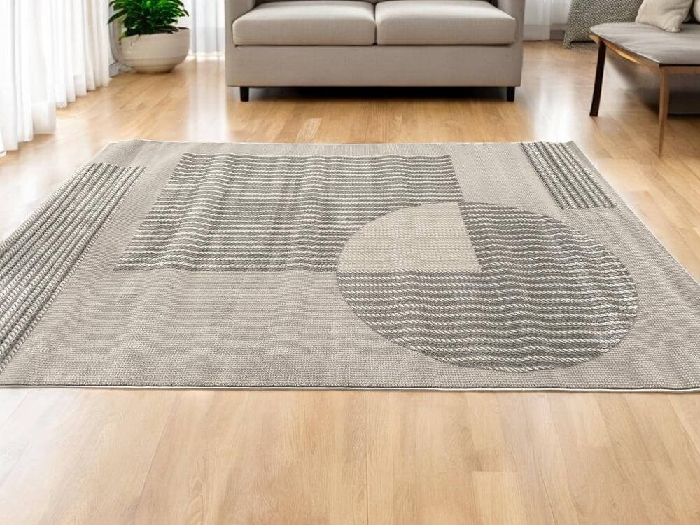 Modern Szürke Delhi Szőnyeg 39705