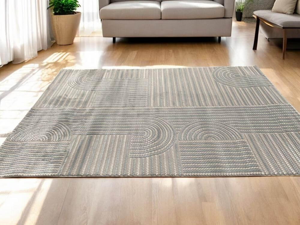 Modern Kék Delhi Szőnyeg 40256