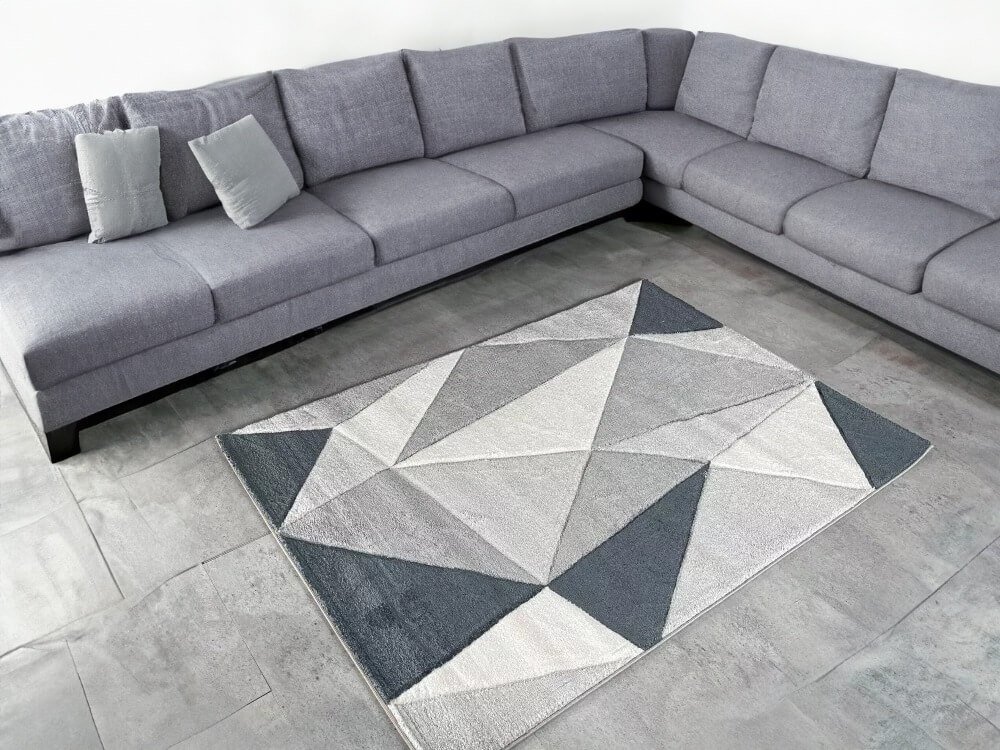 Modern Szürke Milano Szőnyeg 0444 - Image 2