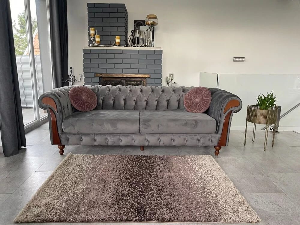 Vastag Bézs Gold Szőnyeg 1724