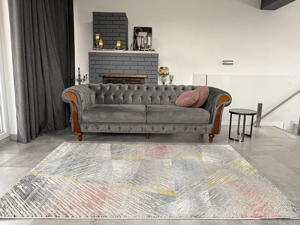 Modern Színes Fiore Szőnyeg 204