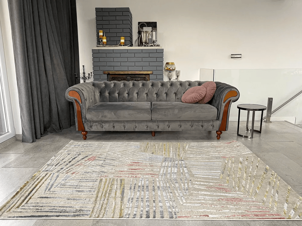 Modern Színes Fiore Szőnyeg 208