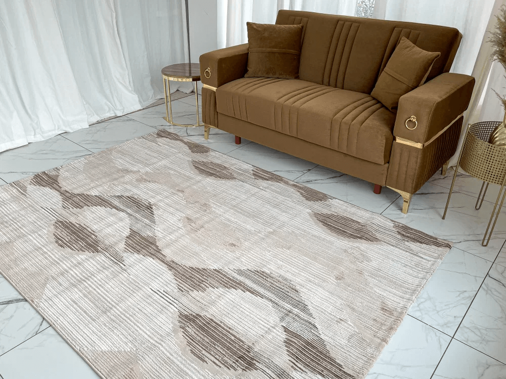 Modern Bézs Fiore Szőnyeg 224 - Image 2