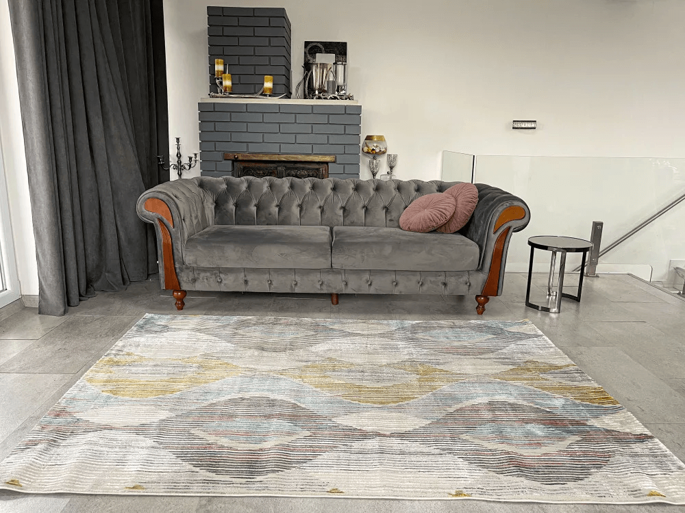 Modern Színes Fiore Szőnyeg 224