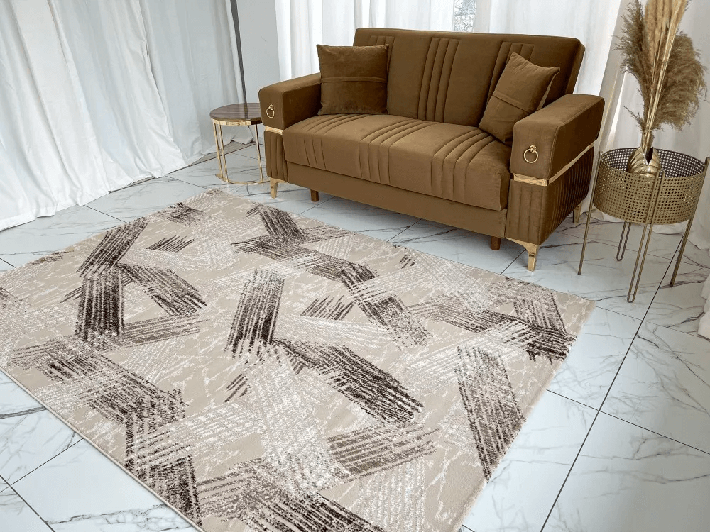 Modern Bézs Fiore Szőnyeg 237 - Image 2