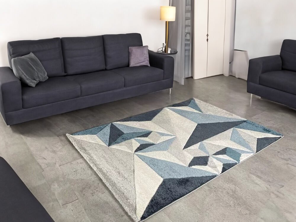 Modern Kék Milano Szőnyeg 2396 - Image 2