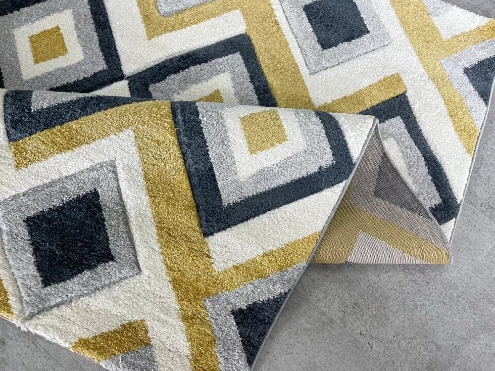 Modern Sárga Milano Szőnyeg 2404 - Image 2