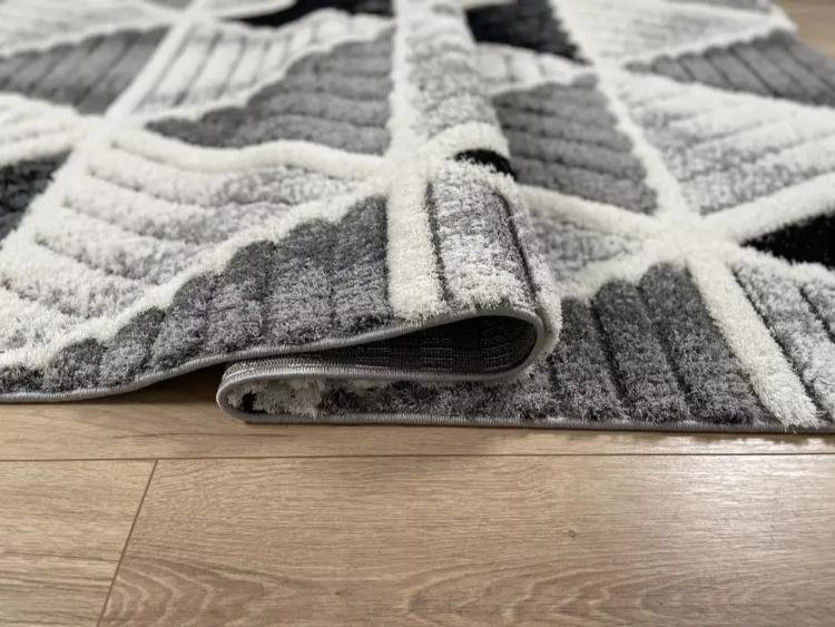 Nyomott mintás Szürke Messi Szőnyeg 319 - Image 3