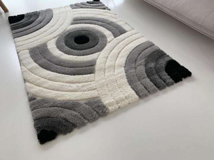 Nyomott mintás Szürke Messi Szőnyeg 5489 - Image 3