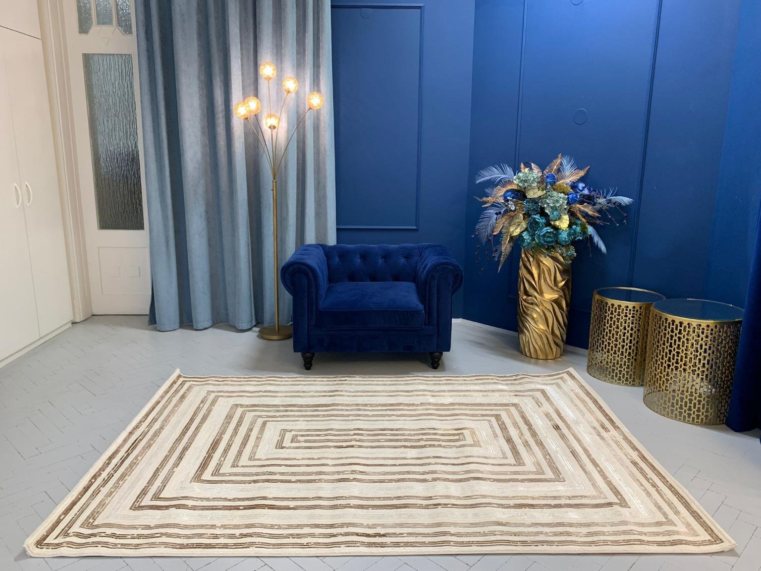 Modern Barna Lavina Szőnyeg 742