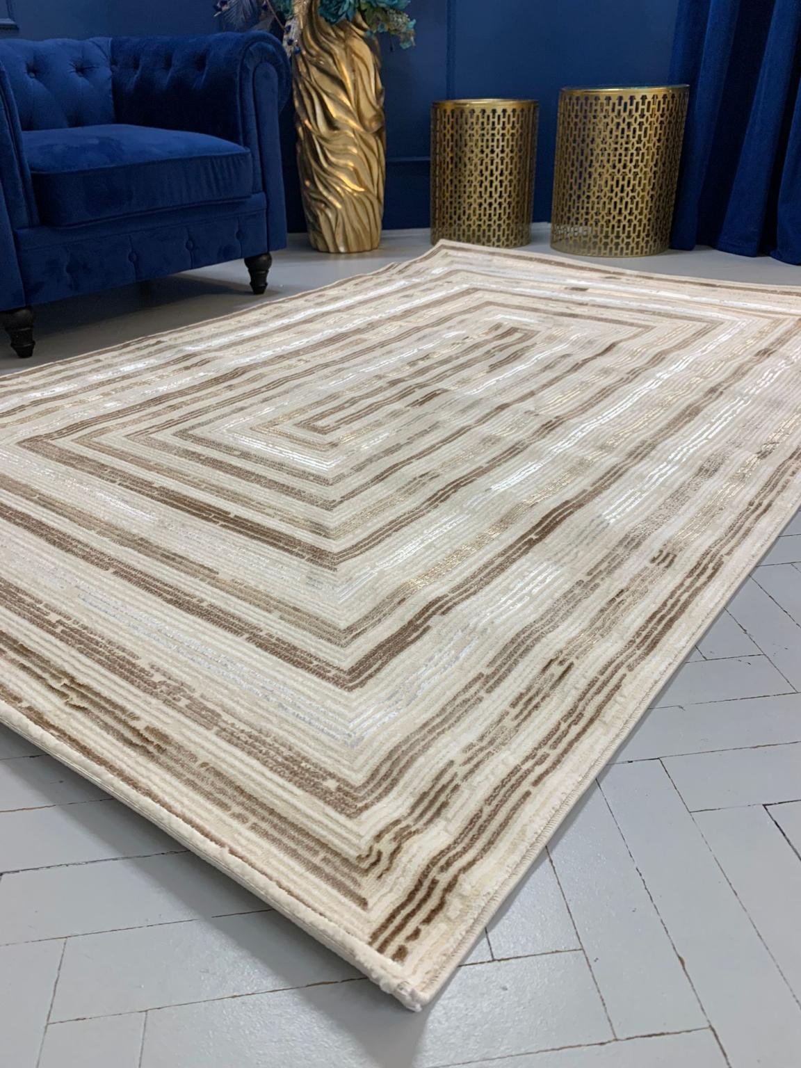 Modern Barna Lavina Szőnyeg 742 - Image 2