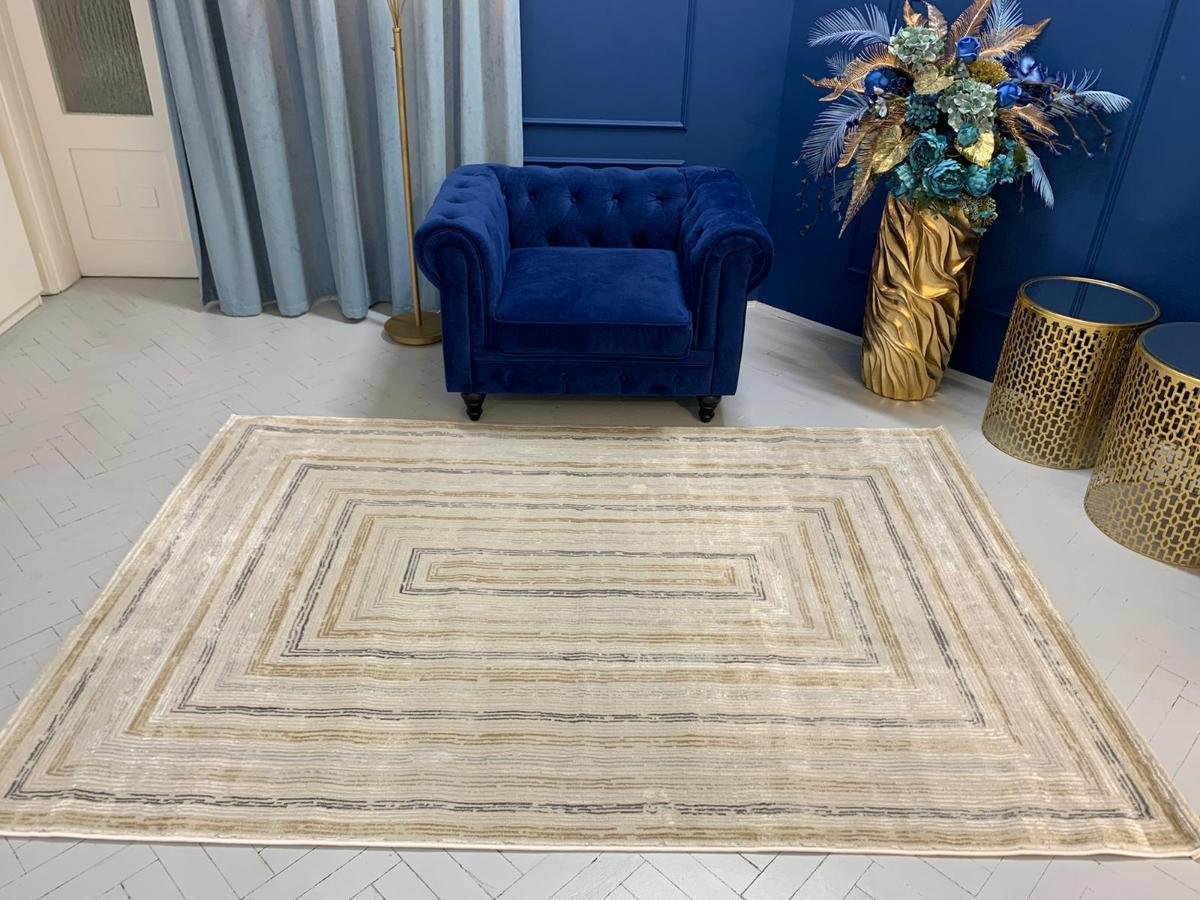 Modern Szürke Lavina Szőnyeg 742