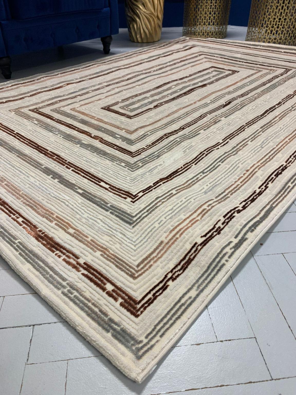 Modern Terrakotta Lavina Szőnyeg 742 - Image 3