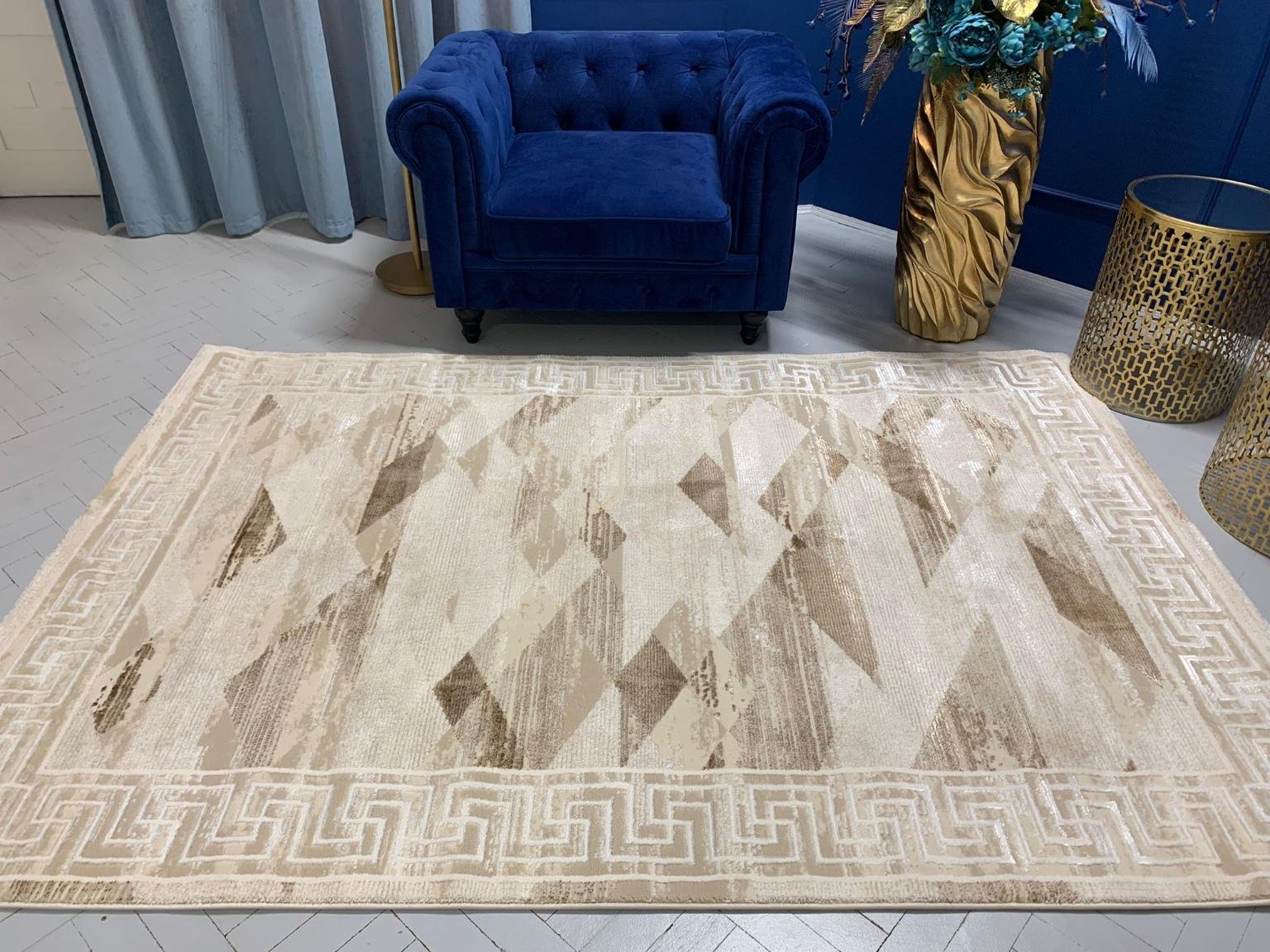 Modern Barna Lavina Szőnyeg 743