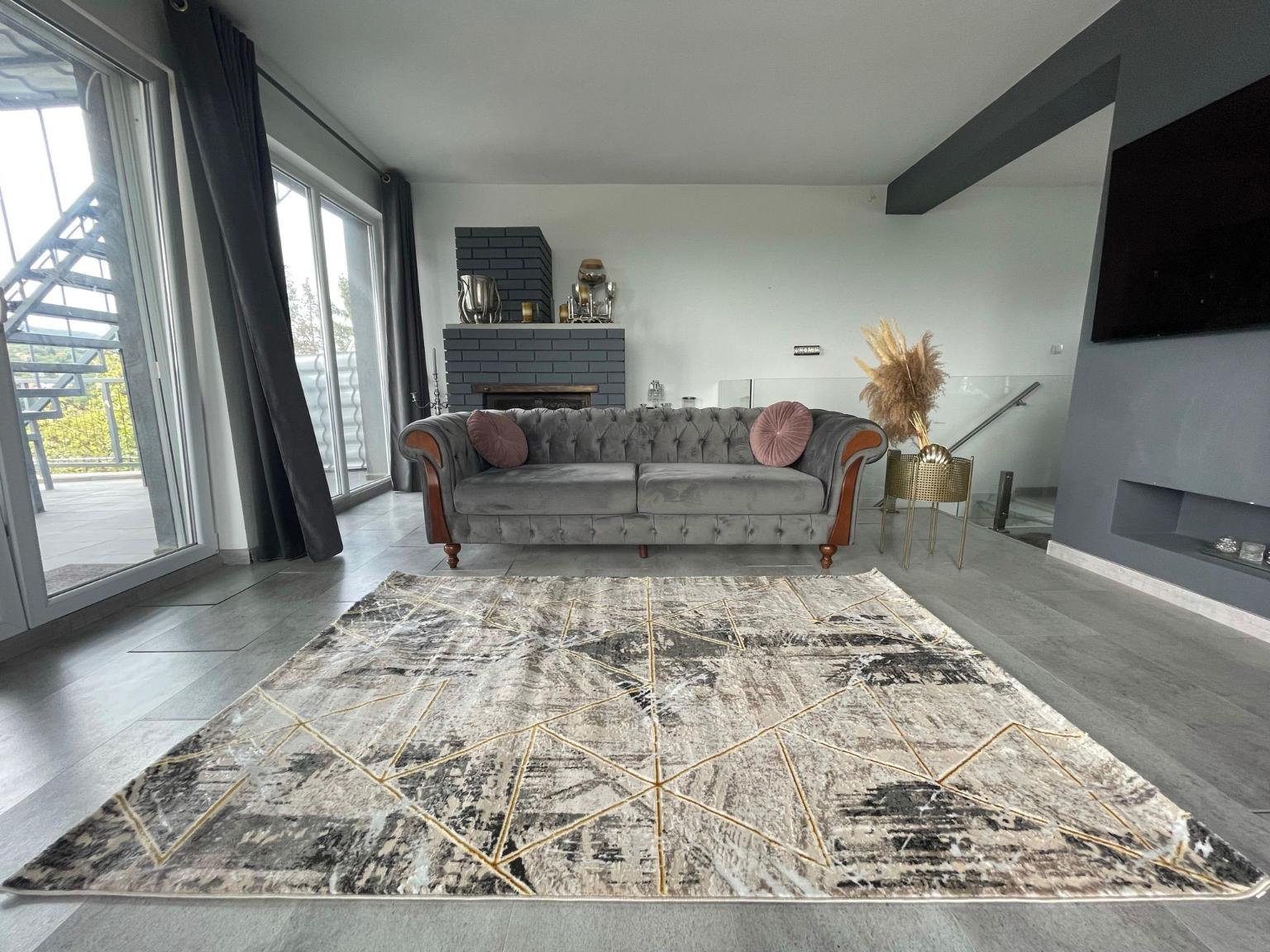 Modern Arany Lavina Szőnyeg 749 - Image 3