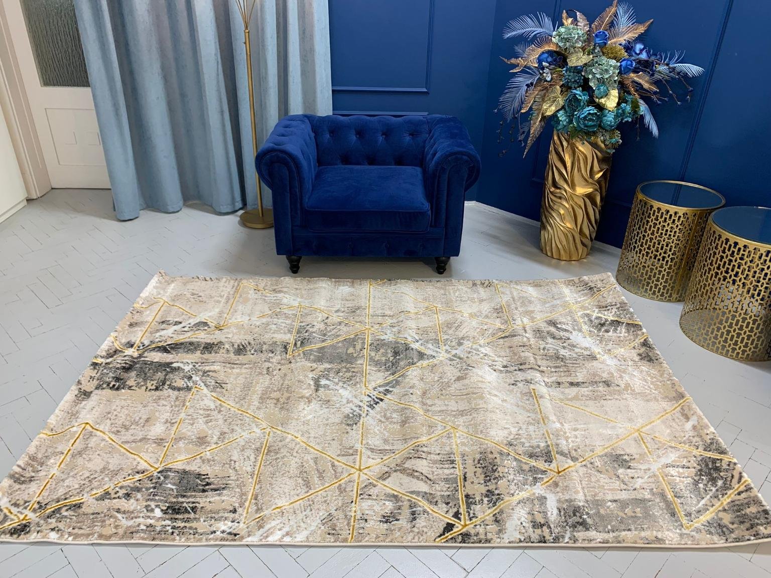 Modern Arany Lavina Szőnyeg 749