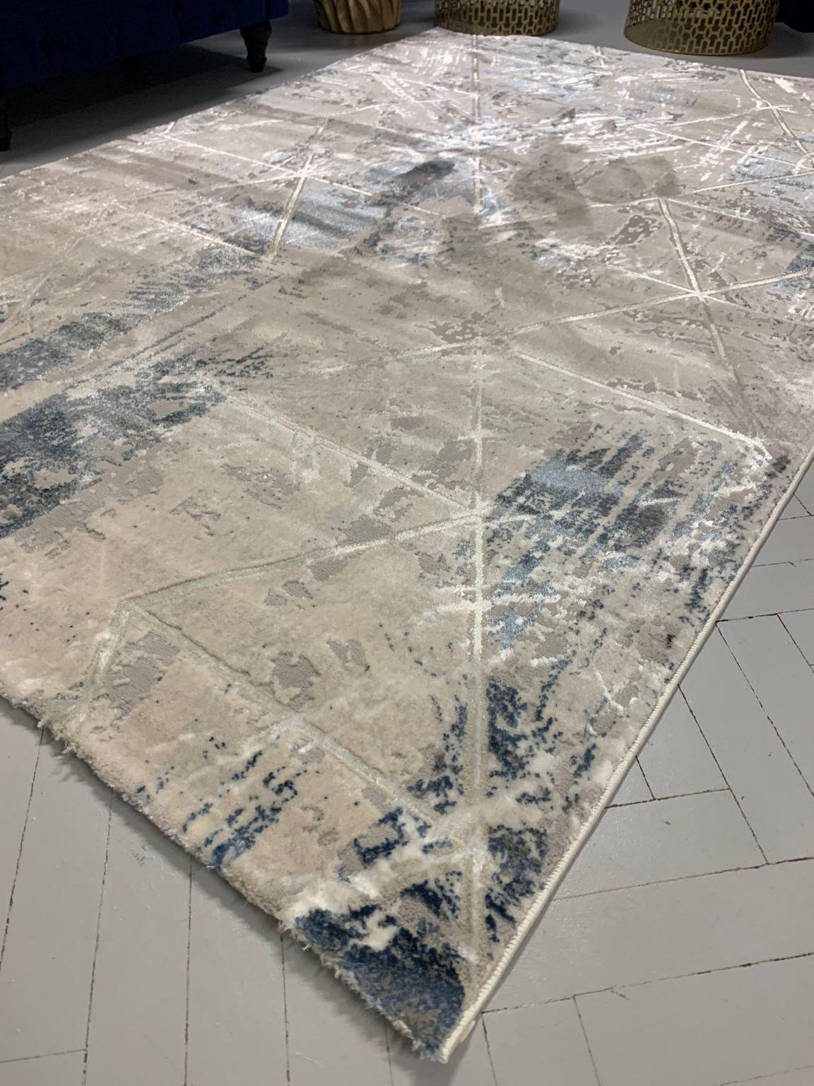 Modern Kék Lavina Szőnyeg 749 - Image 2