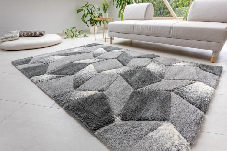 Nyomott mintás Szürke Messi Szőnyeg 7967 - Image 3