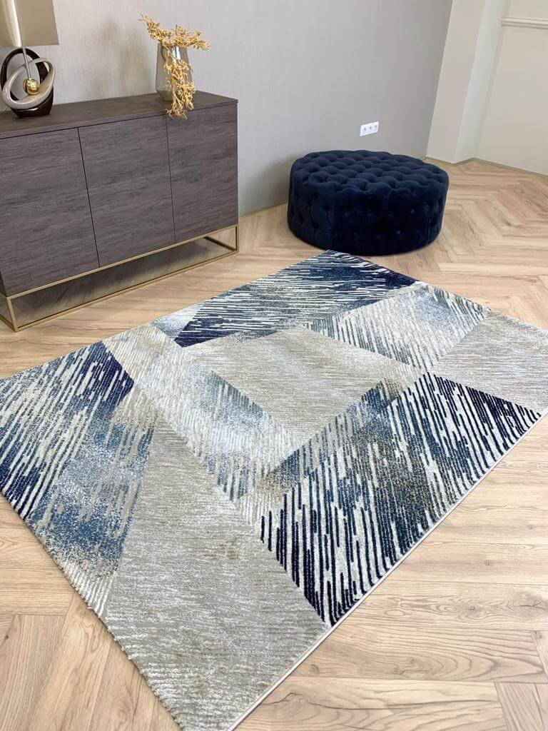 Modern Kék Fiore Szőnyeg 204 - Image 2