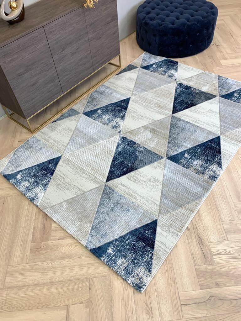 Modern Kék Fiore Szőnyeg 226 - Image 2