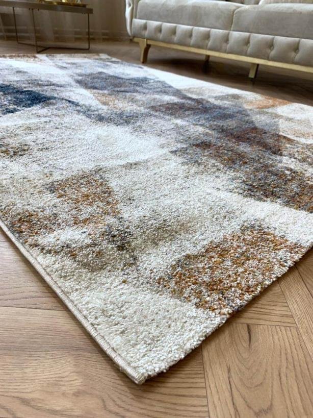 Modern Kék-Sárga Ocean Szőnyeg 385 - Image 2