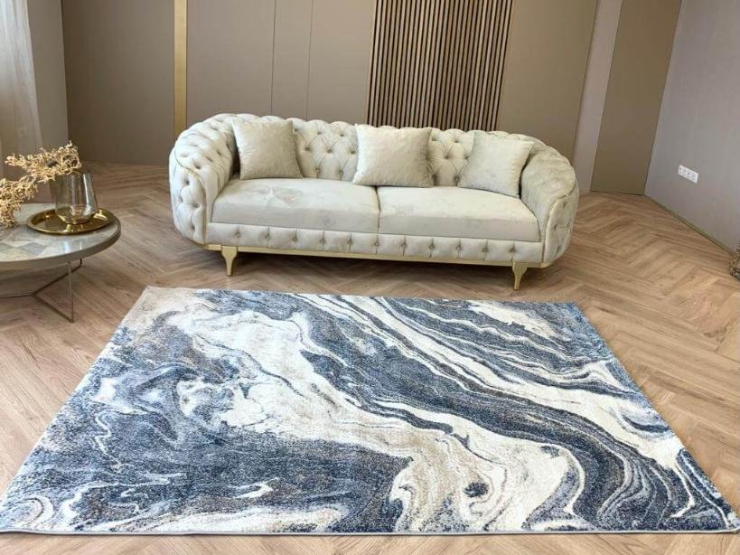 Modern Kék Ocean Szőnyeg 478