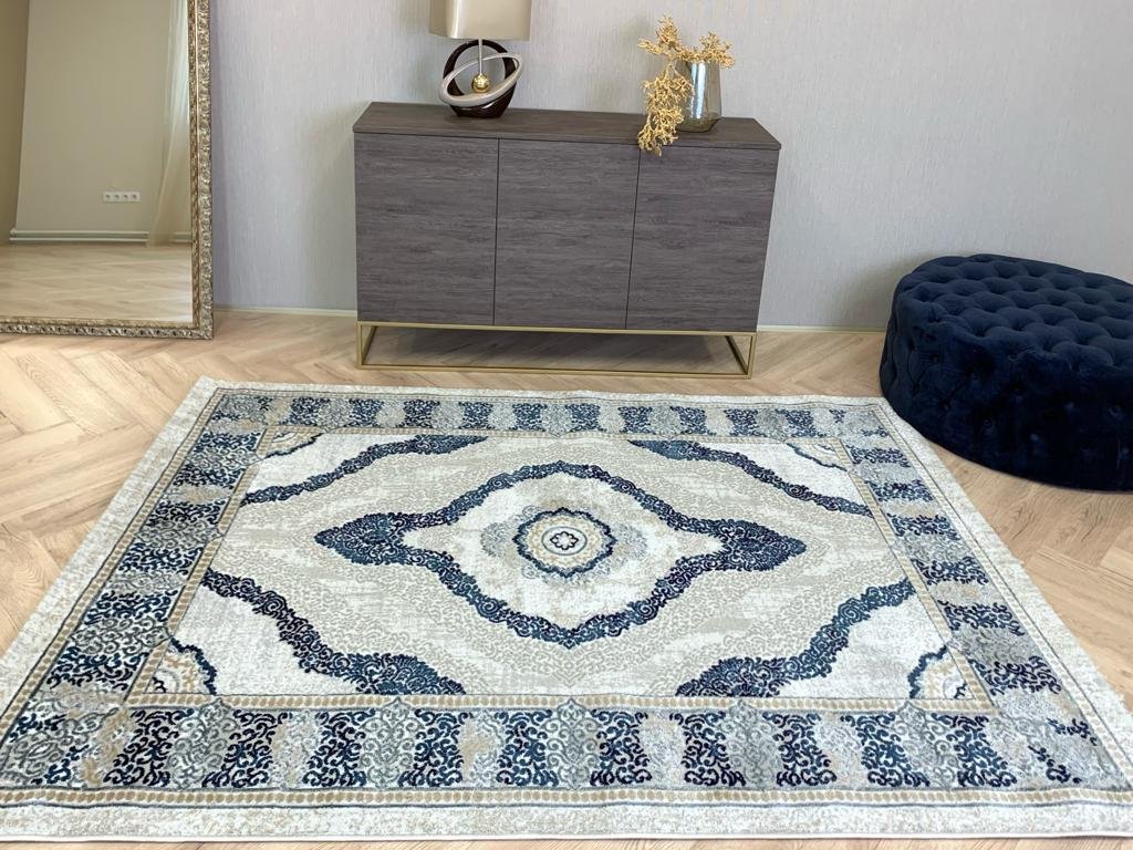 Modern Kék Fiore Szőnyeg 217
