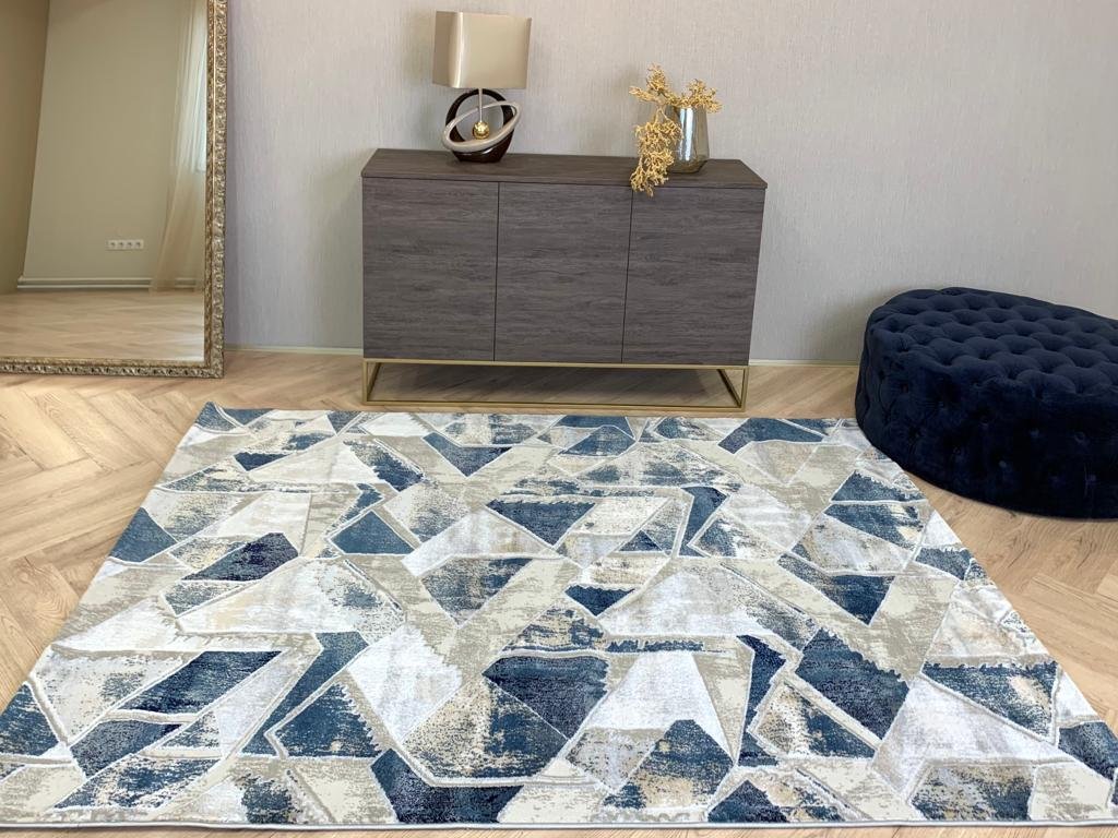 Modern Kék Fiore Szőnyeg 248