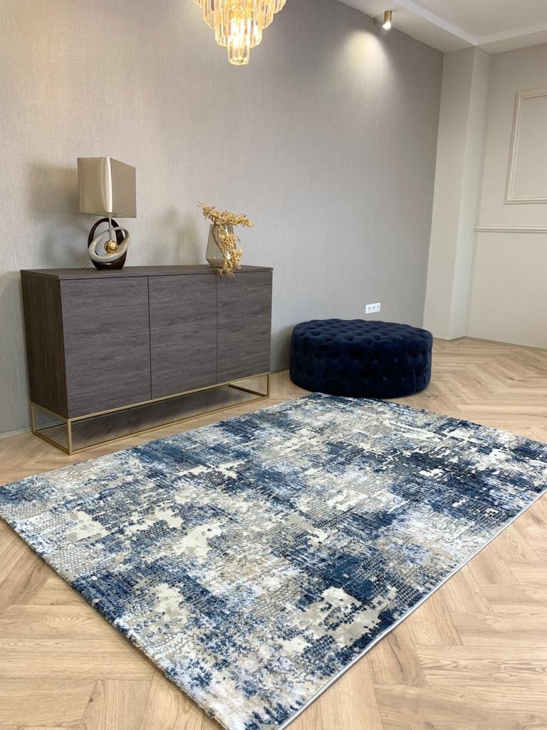 Modern Kék Fiore Szőnyeg 249 - Image 2