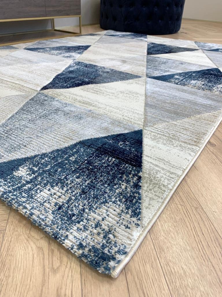 Modern Kék Fiore Szőnyeg 226 - Image 3