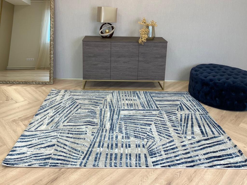 Modern Kék Fiore Szőnyeg 208