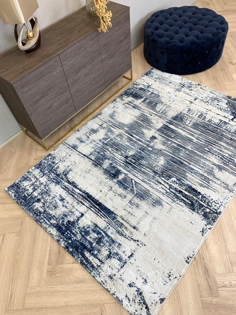 Modern Kék Fiore Szőnyeg 230 - Image 2