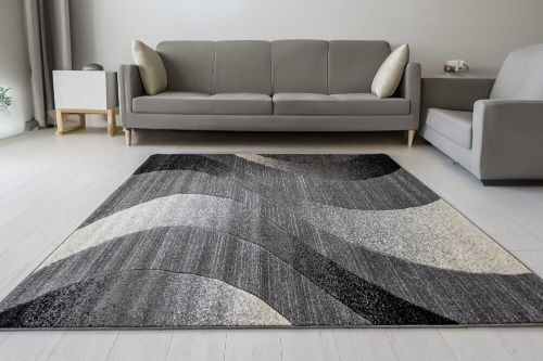 Modern Szürke Comfort Szőnyeg 4802