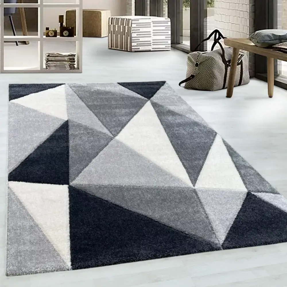 Modern Szürke Milano Szőnyeg 0444