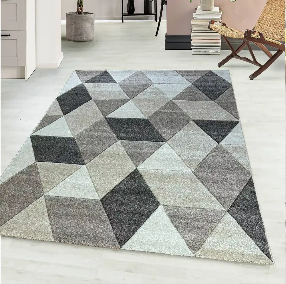 Modern Bézs Milano Szőnyeg 8797