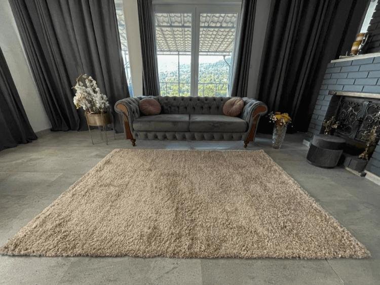 Egyszínű Bézs Carena Szőnyeg