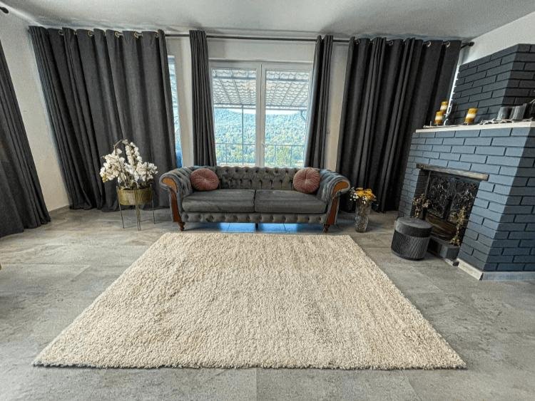 Egyszínű Krém Carena Szőnyeg