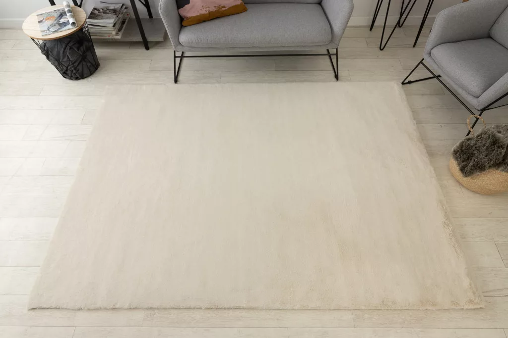 Vastag Bézs Nyúlszörme Szőnyeg