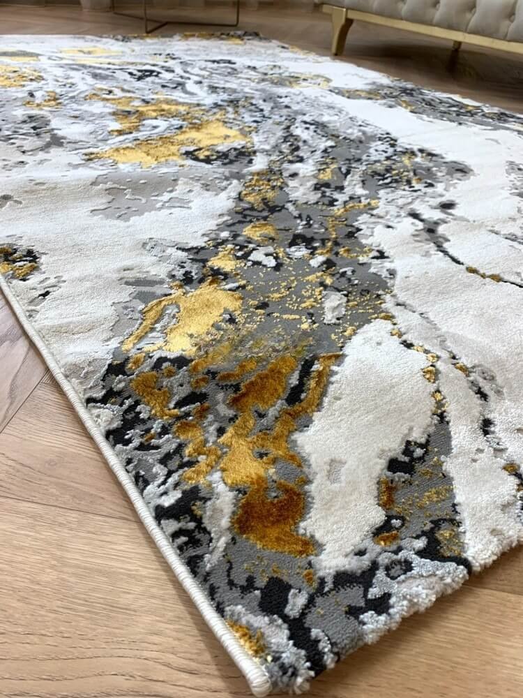 Márványmintás Arany Sunset Szőnyeg 8441 - Image 2