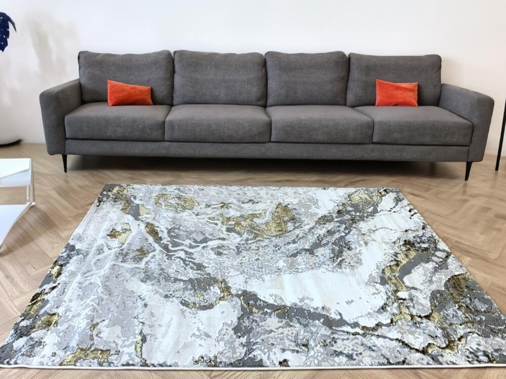 Márványmintás Zöld Sunset Szőnyeg 8441