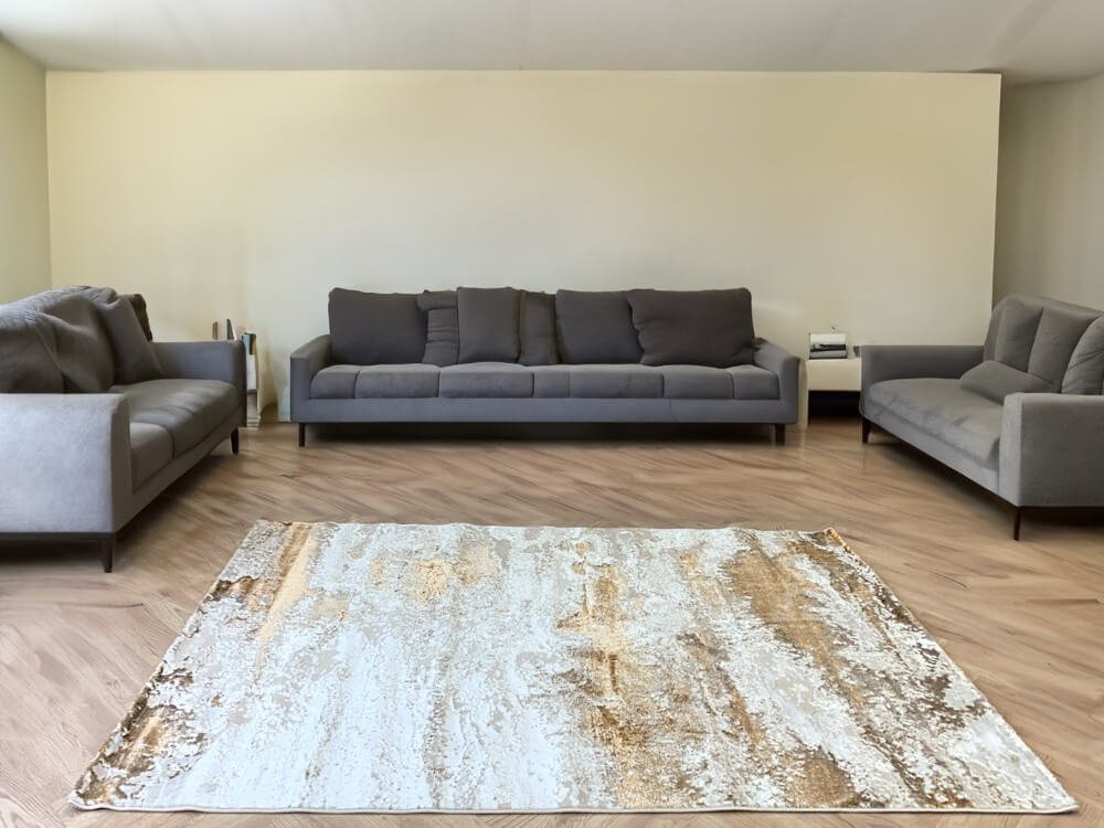 Márványmintás Arany Sunset Szőnyeg 8385