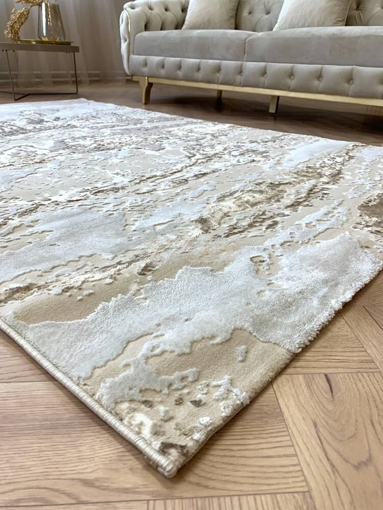 Márványmintás Bézs Sunset Szőnyeg 8435 - Image 2
