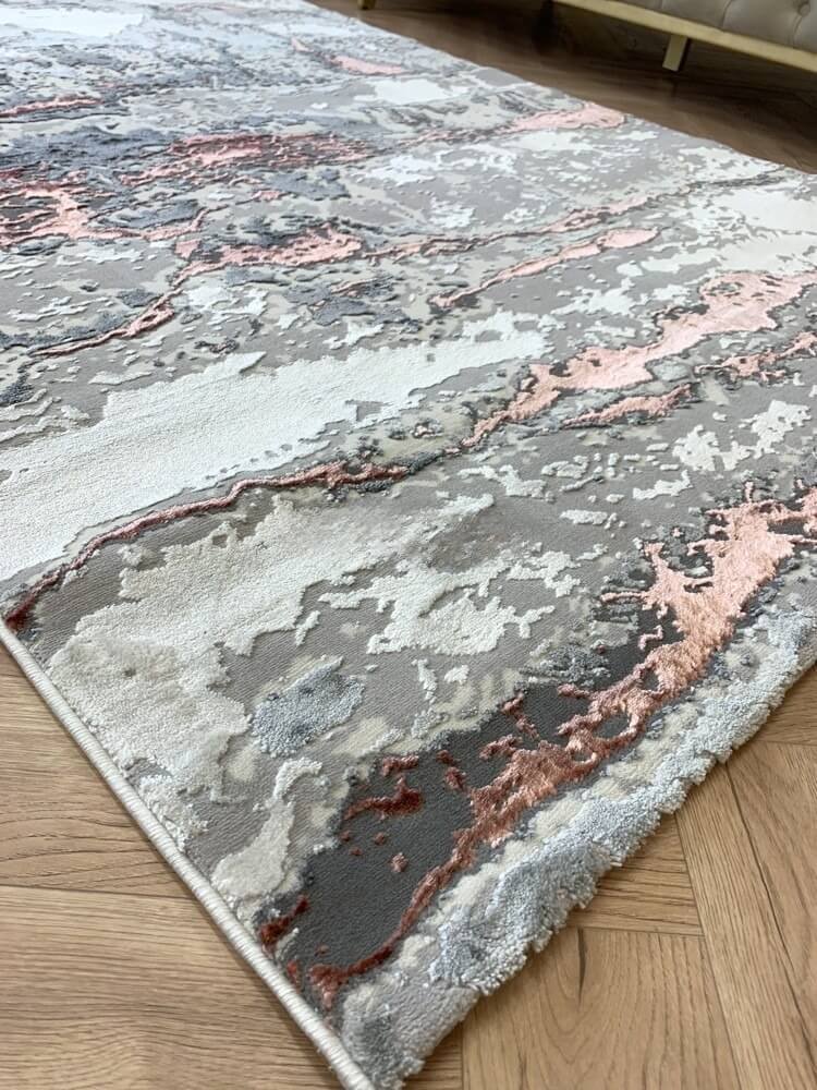 Márványmintás Rózsaszín Sunset Szőnyeg 8435 - Image 2