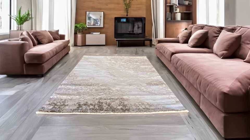 Márványmintás Bézs Sunset Szőnyeg 7