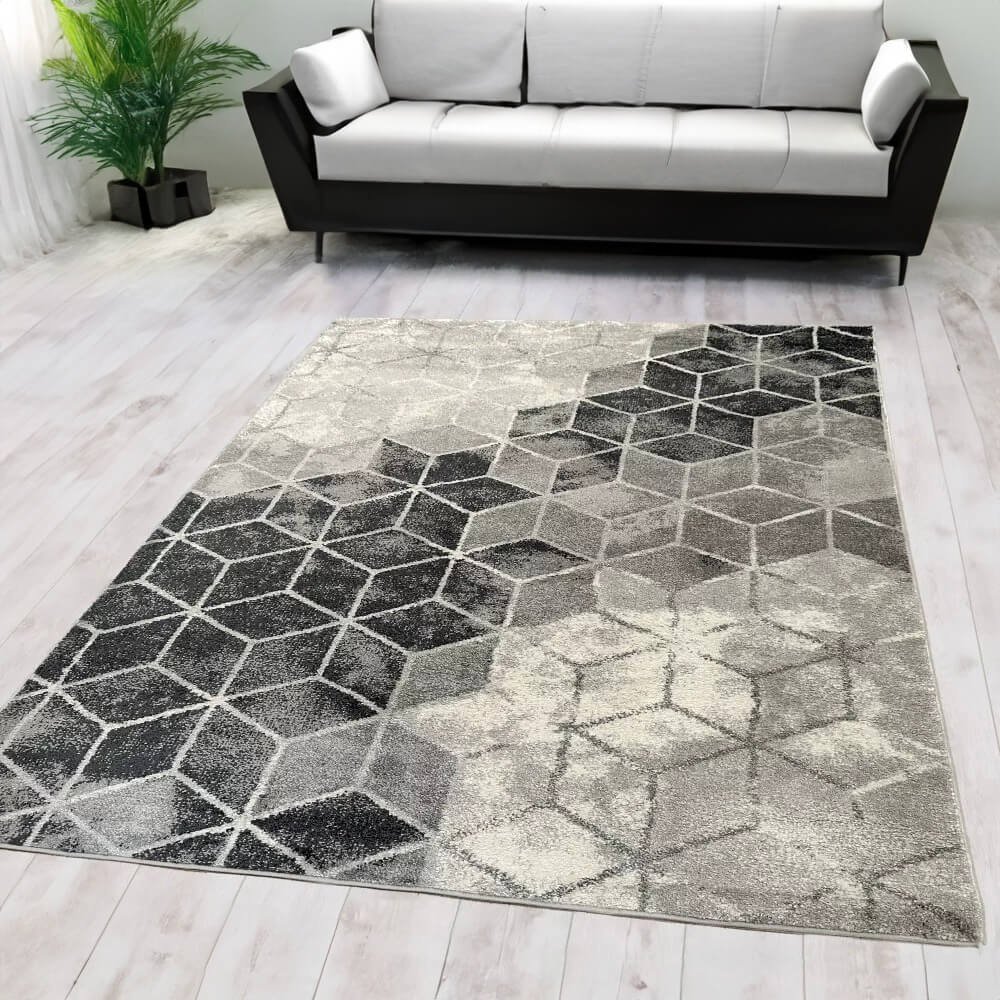 Vékony Szürke Promo Szőnyeg 2408 - Image 2