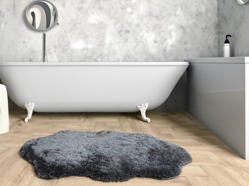 Sötétszürke Báránymintás Scott Szőnyeg